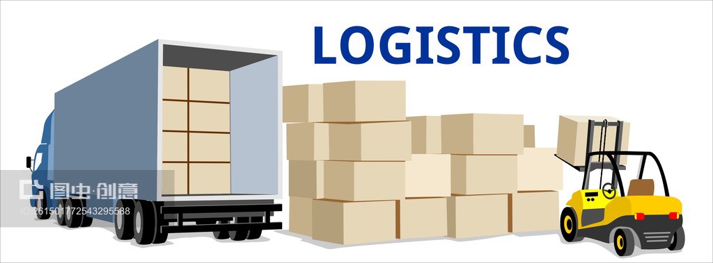 物流仓储中卡车与叉车的高效货物运输管理
